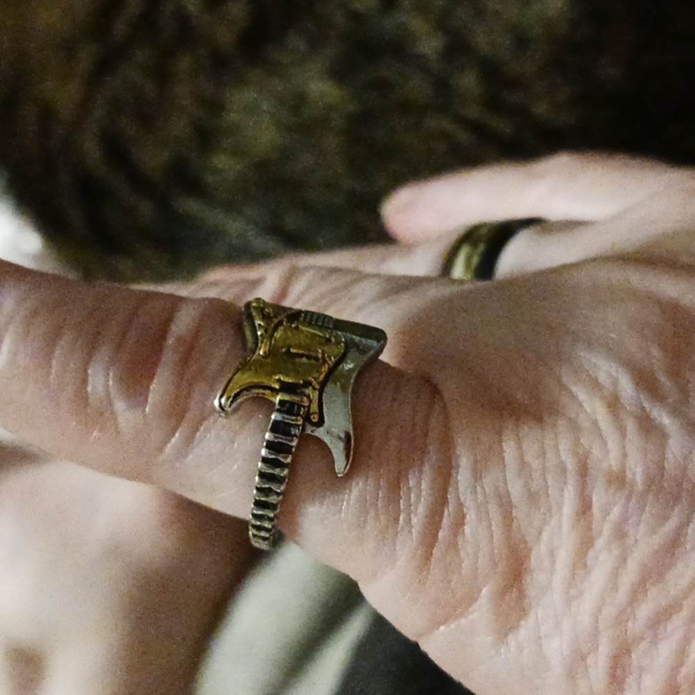 Adjustable GUITAR Wrap Around Ring - Picture 2 of 5